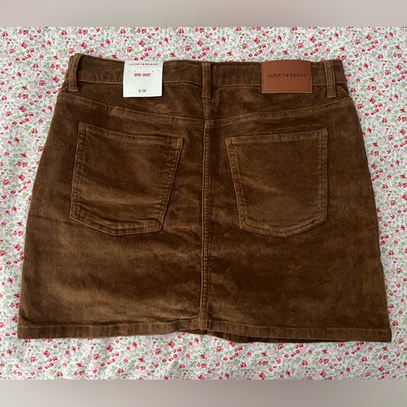 Lucky Brand Brown Mini Skirt - Picture 2 of 3